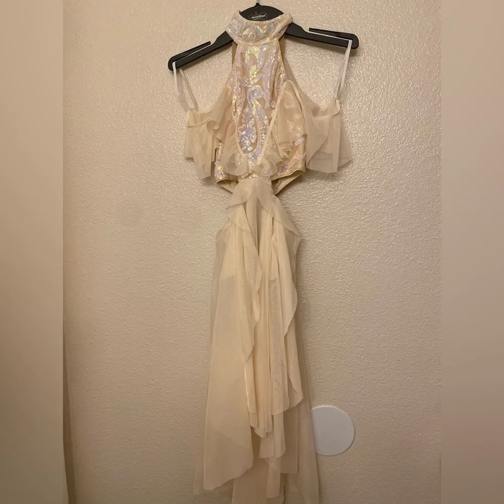 Tenth House solo Dance costume lyrical dress ivory white HALO IVORY TH23103 PA